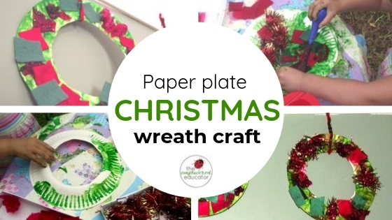 Download How To Make Toddler Friendly Paper Plate Christmas Wreaths PSD Mockup Templates