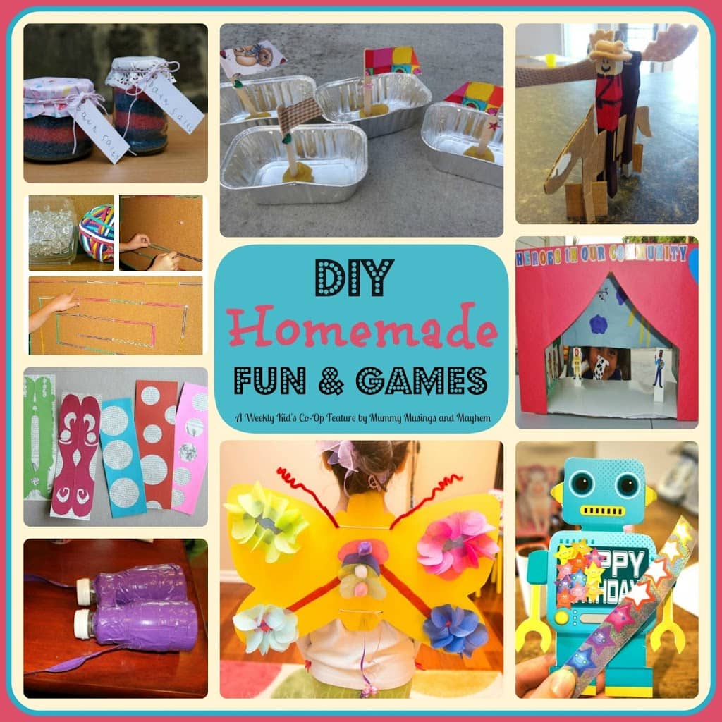 Weekly Kid S Co Op Diy Homemade Fun Games The Empowered Educator