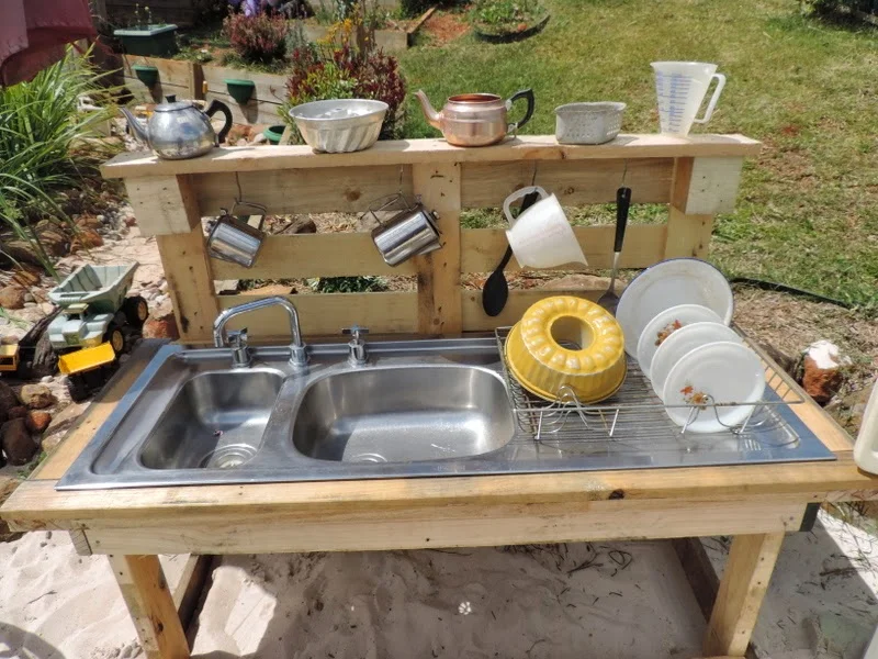 RECYCLED WOOD PALLETS: Sink Cover adds extra counter space. They are not  waterproof. If you have cats or k…