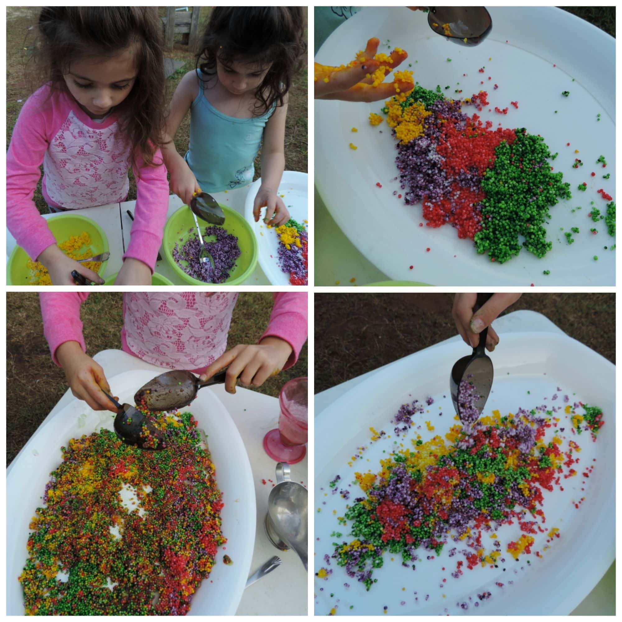 Make your own safe alternative to water beads for sensory play!