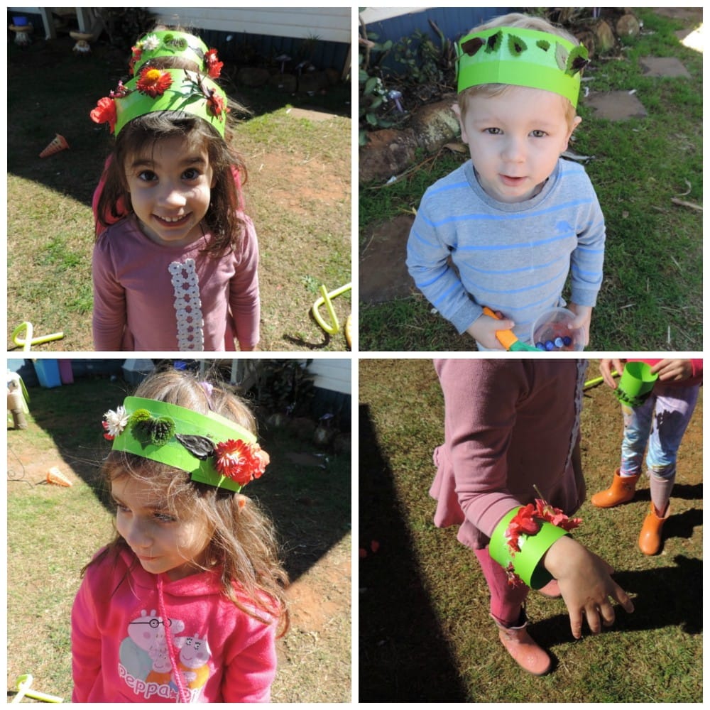 Crowns from Nature – Mess Free Sensory Fun - The Empowered Educator