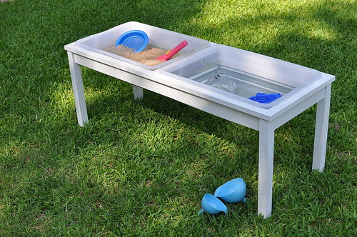diy sand table with lid