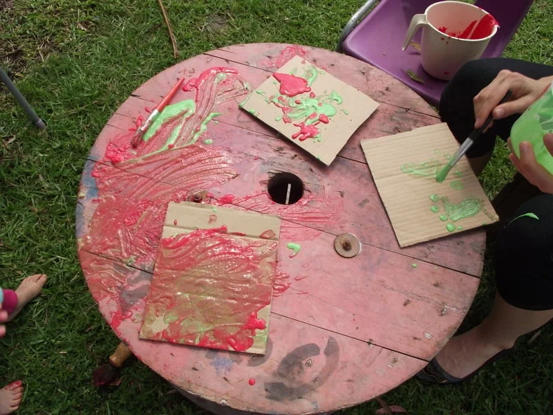 Homemade Puffy Paint Recipe for Toddler Sensory Play