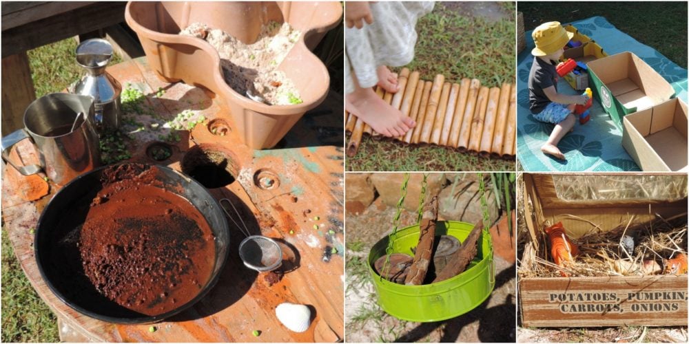 How To Use Open Ended Play Materials And Loose Parts Outdoors