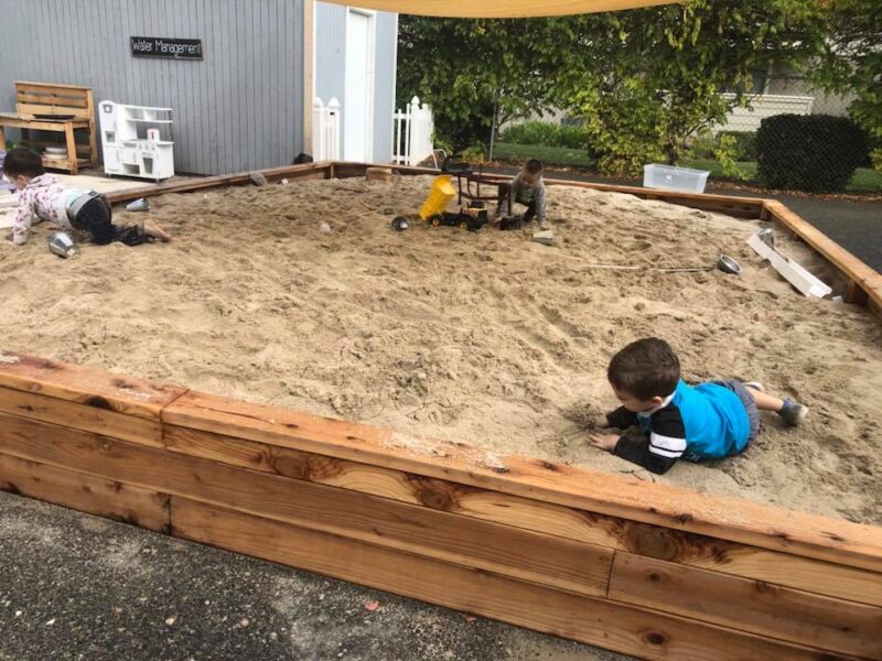 Simple Sand Mud Kitchen And Digging Play Spaces For Children