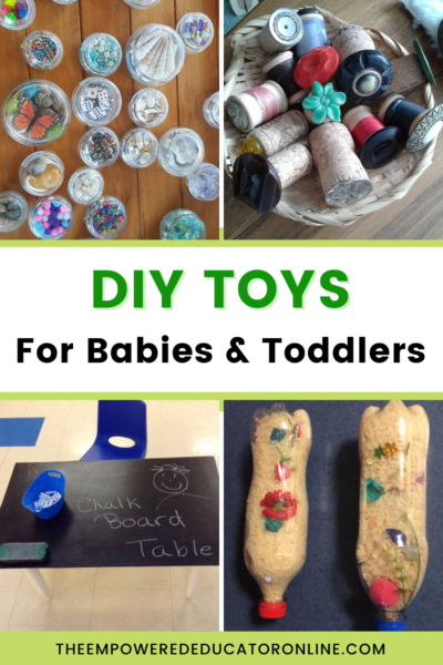 How to make easy DIY toys for babies and toddlers!